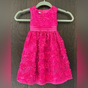 American Princess Pink Sequin/Floral Dress
